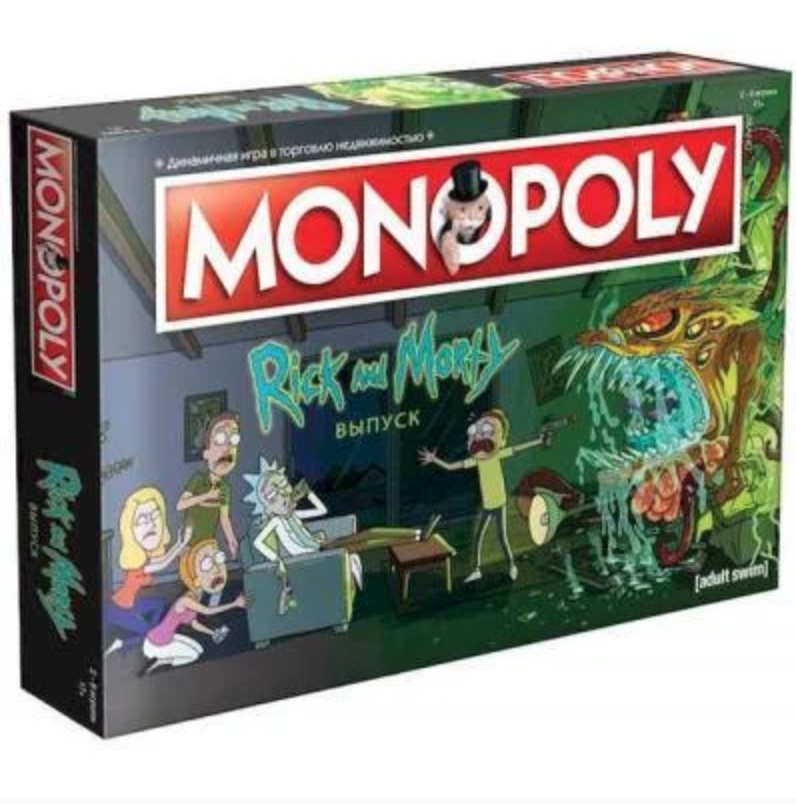 Настольная игра Hobby World Монополия. Рик и Морти
